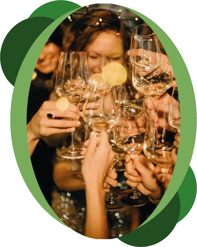 Brindis en evento